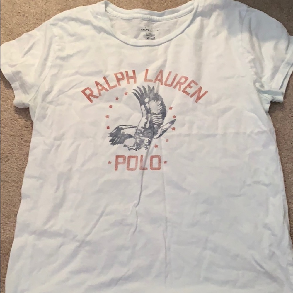 White Ralph Lauren Polo top